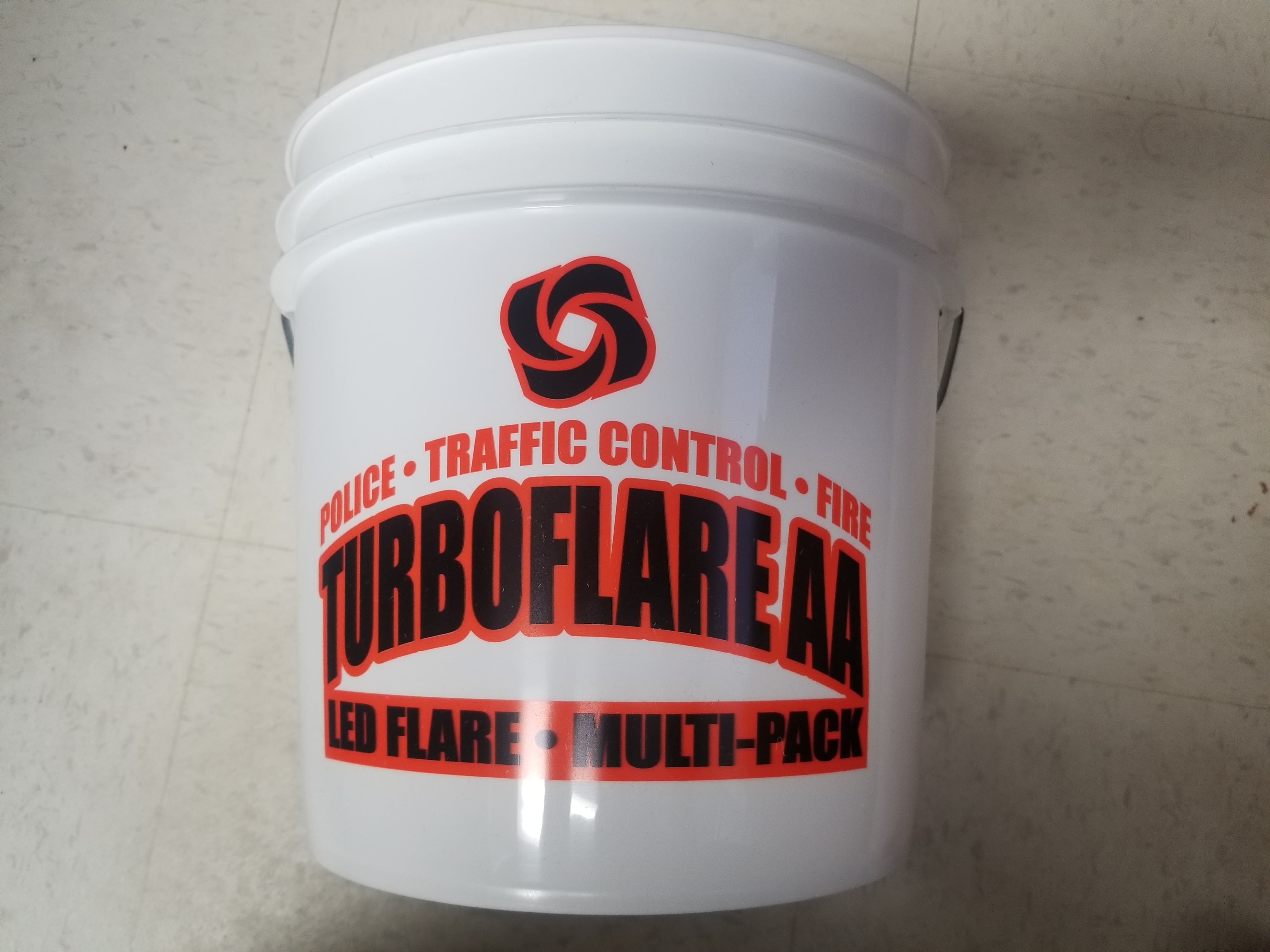 TURBOFLARE AA  Pail Red 